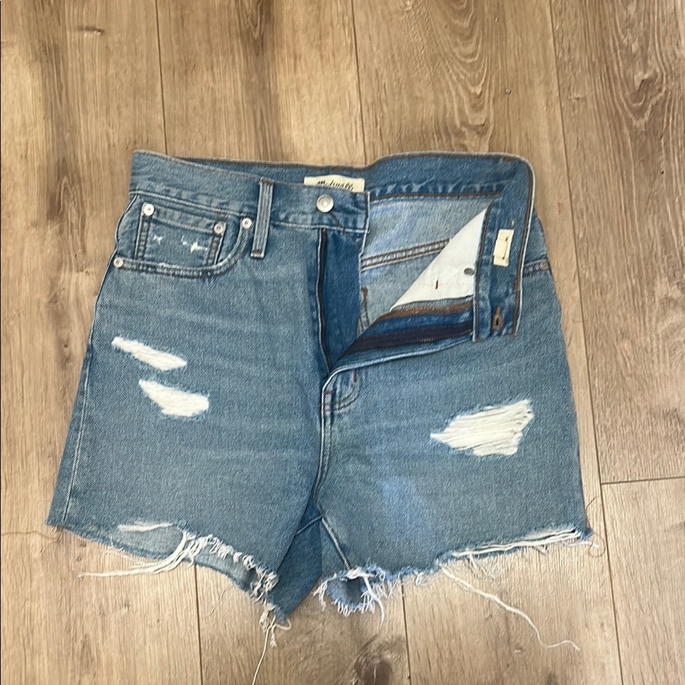 Madewell Women's Distressed Denim Shorts
